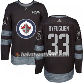 Miesten NHL Winnipeg Jets Pelipaita Dustin Byfuglien 33 1917-2017 100th Anniversary Adidas Musta Authentic